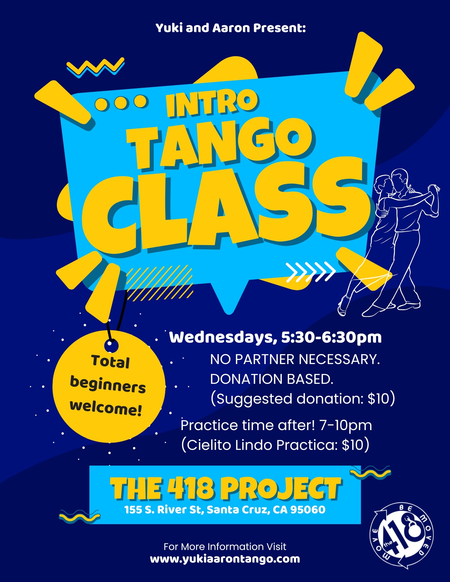 Tango Class with Aaron and Yuki