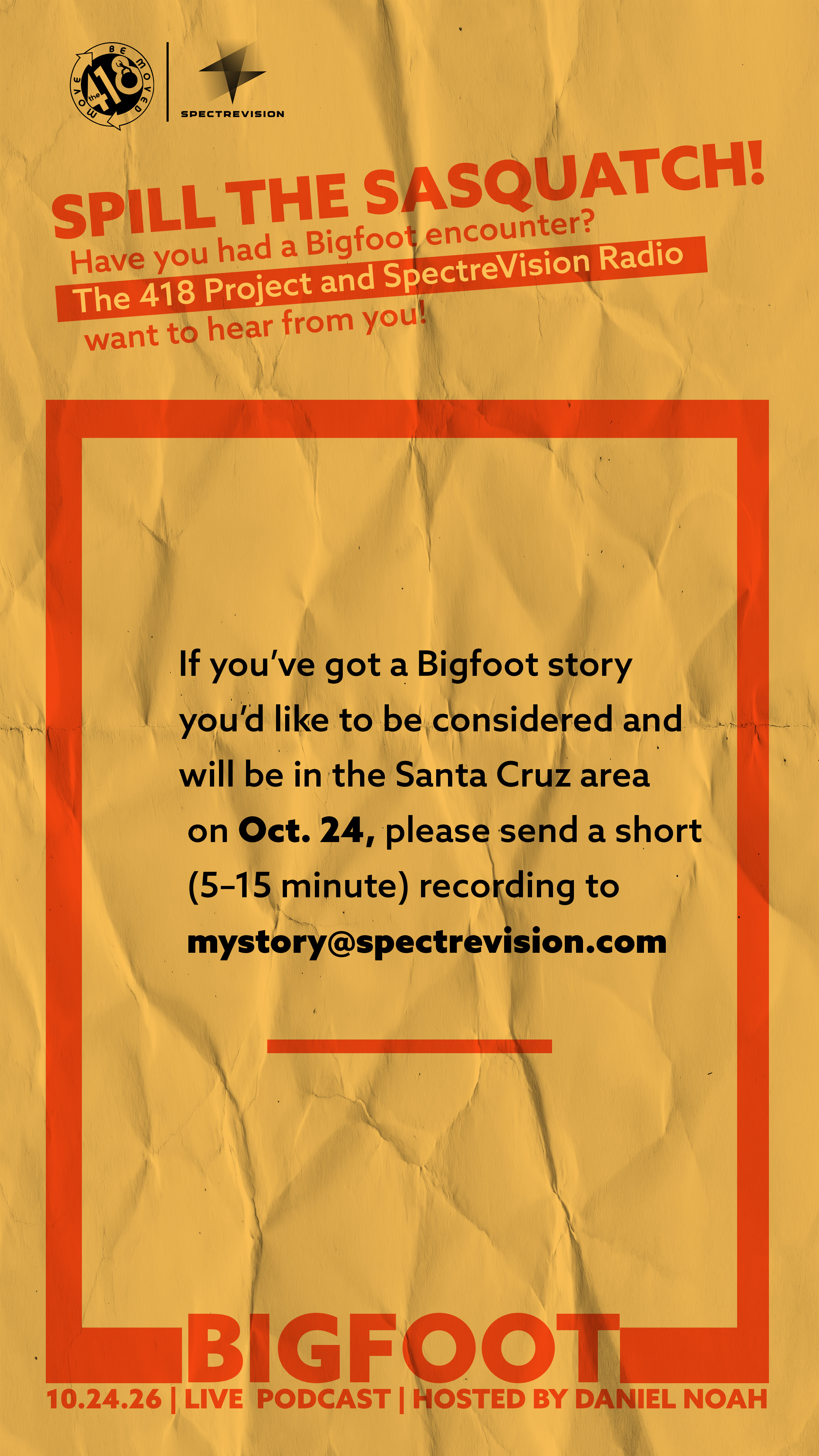 SpectreVision Radio Bigfoot Event
