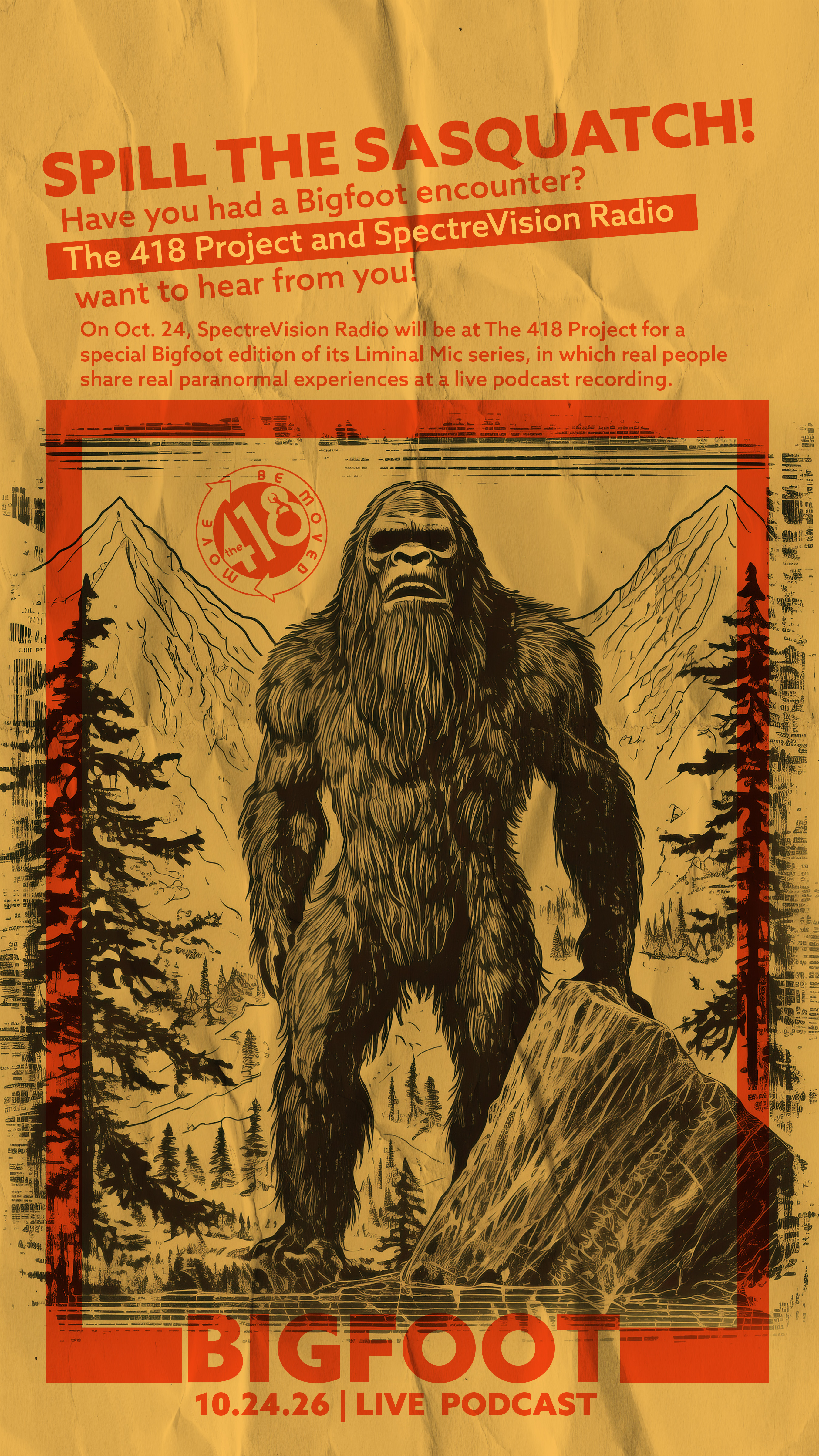 SpectreVision Radio Bigfoot Event