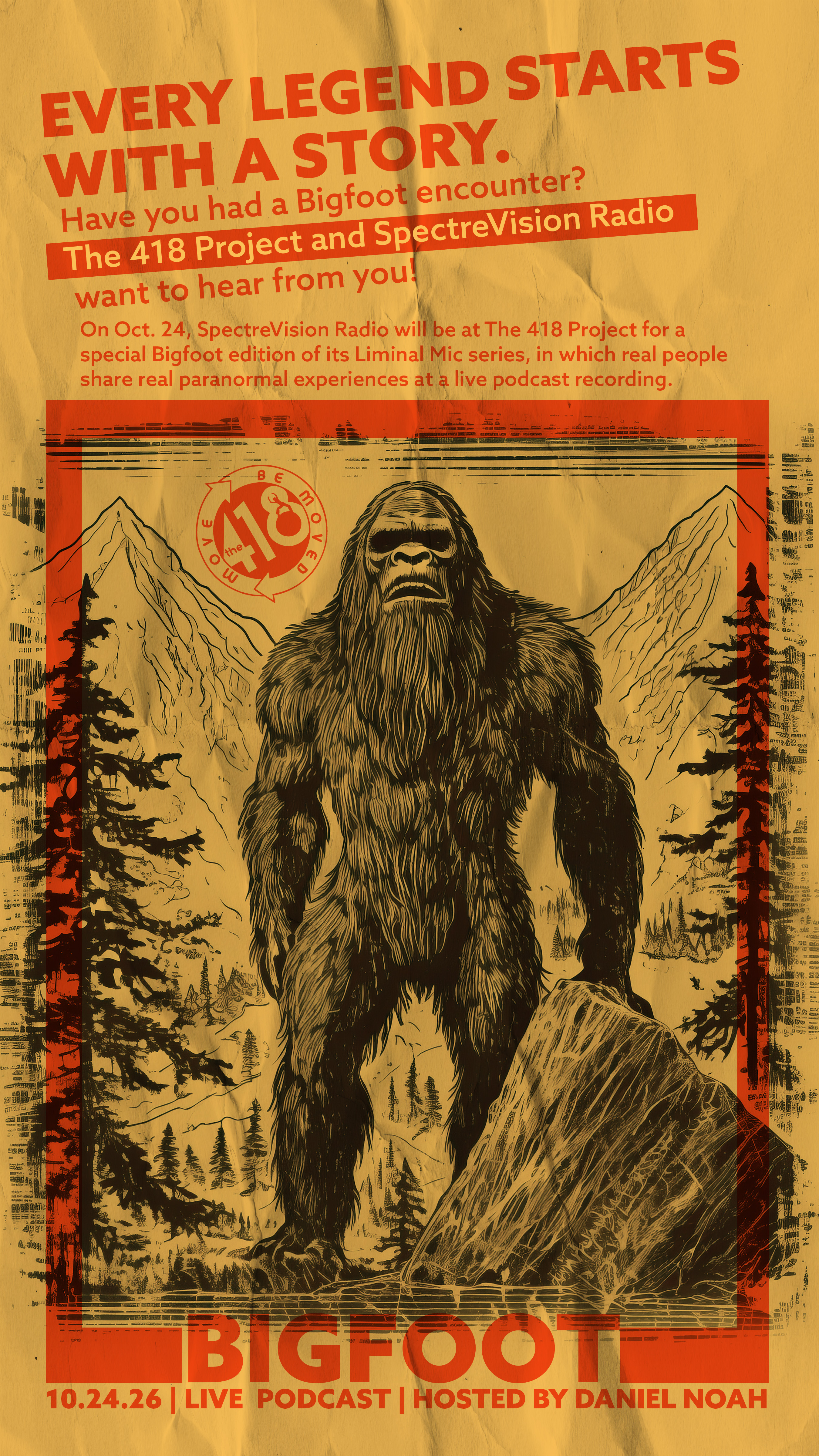 SpectreVision Radio Bigfoot Event