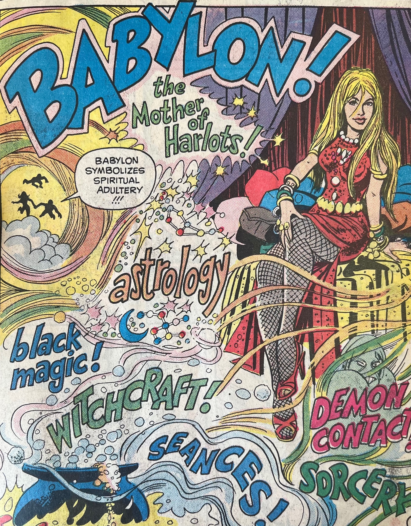 The Psychedelic Art of 1970s Christian Hippie Comics